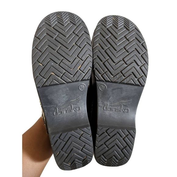 Dansko XP 2.0 Black Patent Leather Clogs Women's Size EU 36 US 5.5-6 Workwear - Picture 4 of 13